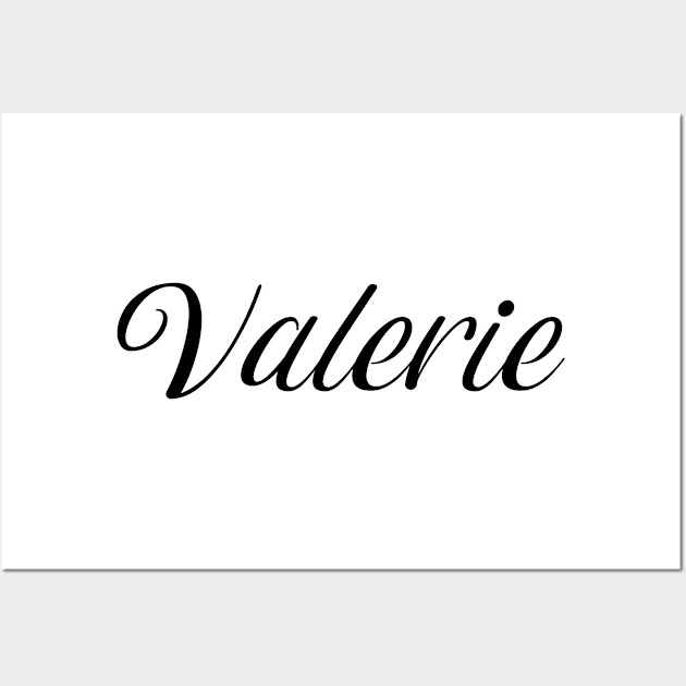 Name Valerie Wall Art by gulden